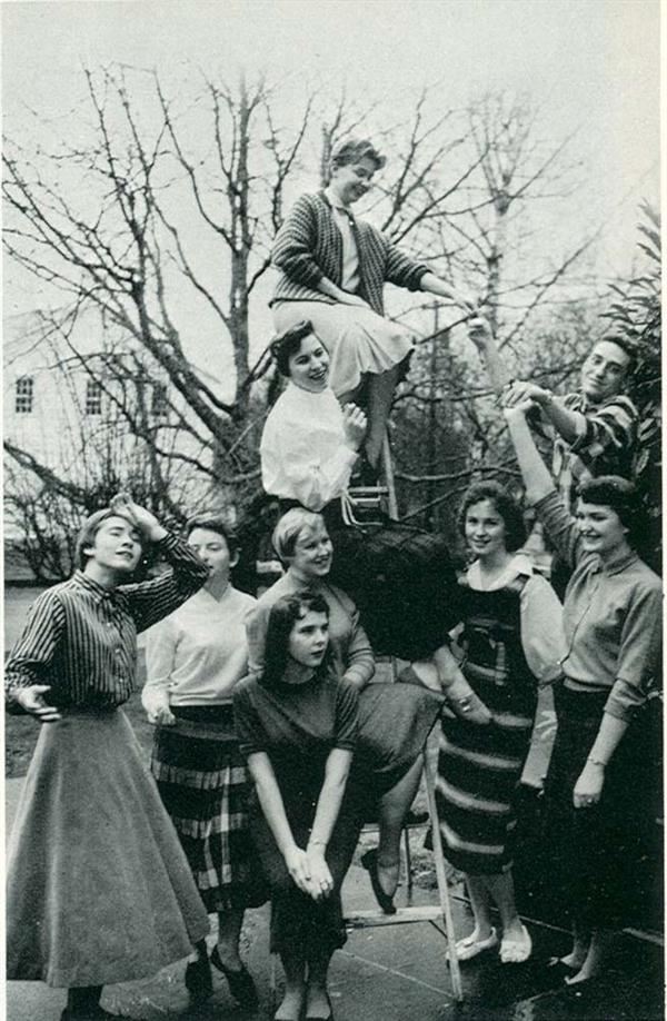 1958 Thespians Pose 